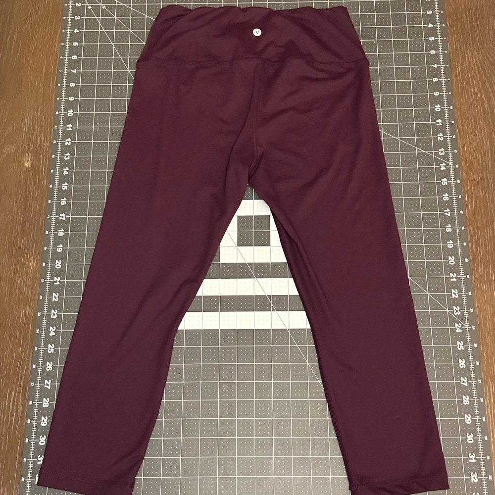 Plum-Colored Velocity Brand Women’s Capris Workout Clothing Medium